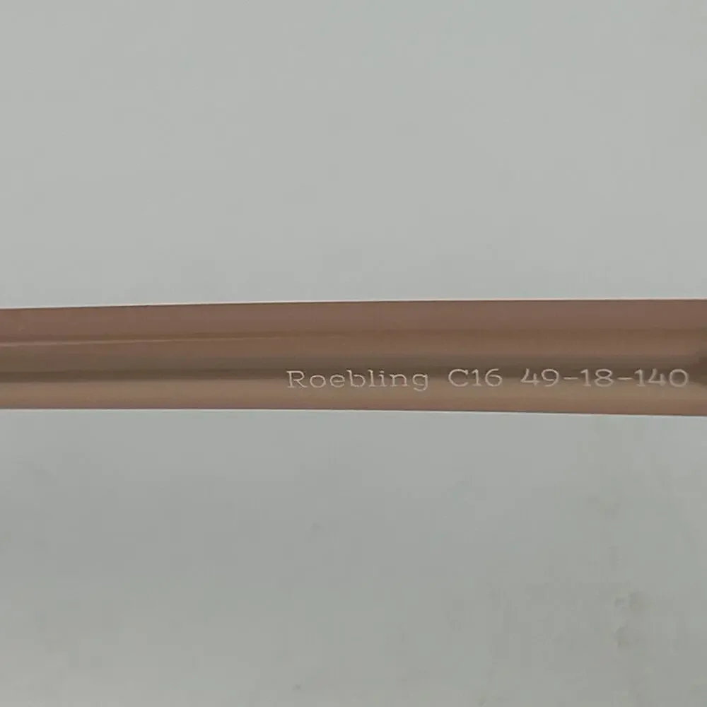 Felix Gray Roebling C16 Eyeglasses Womens Dusty Mauve Plastic Full Rim 49 18 140